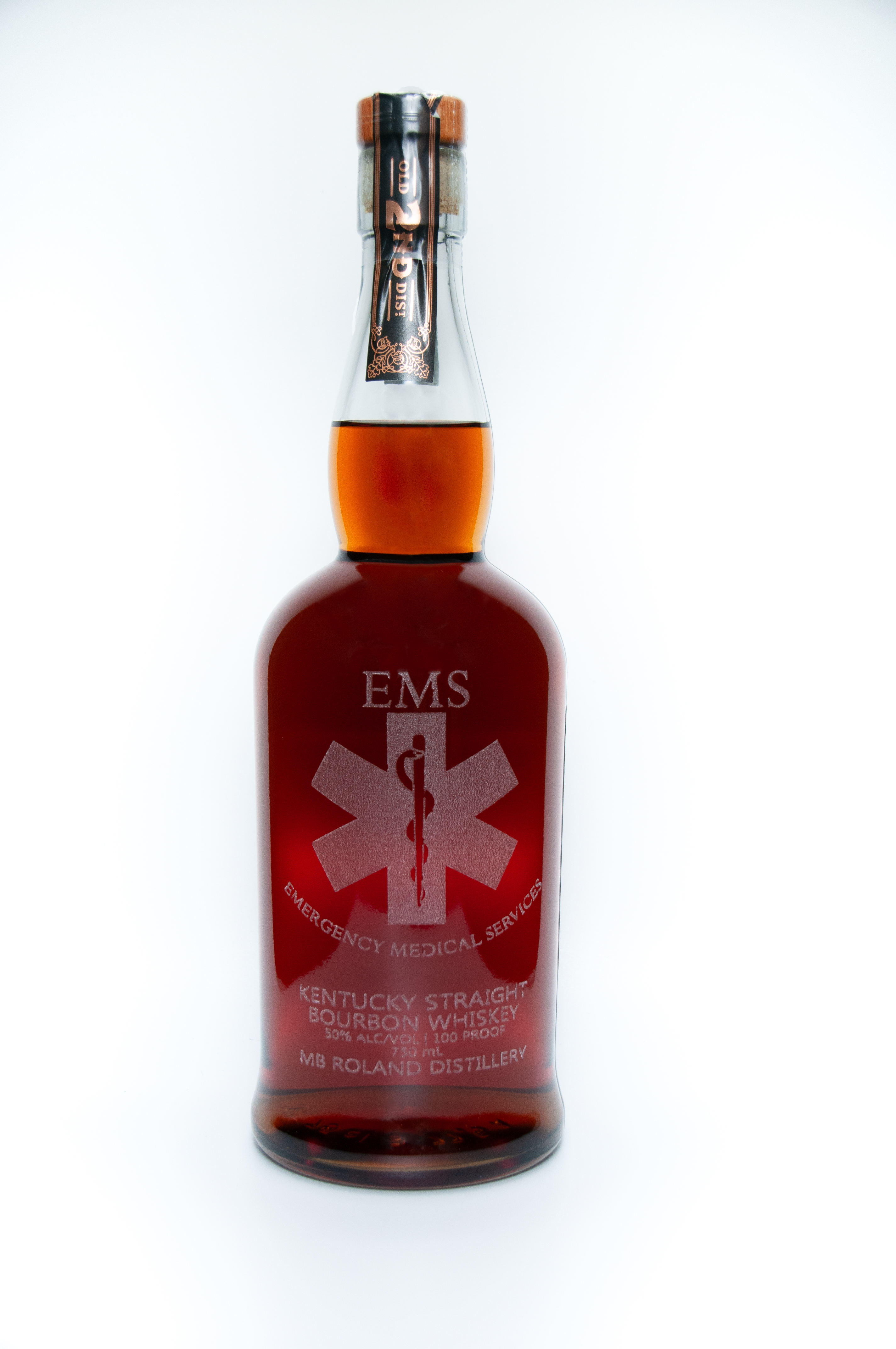 EMS Etched Crest Bourbon