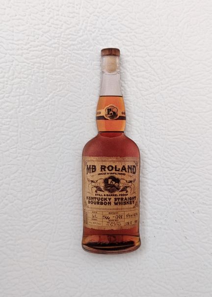 MB Roland Bourbon Bottle Magnet